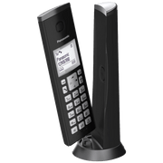 Panasonic Telefon bežični, DECT/GAP, 1.5" LED display, crna - KX-TGK210FXB