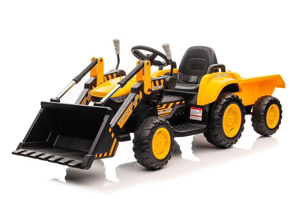 Traktor na akumulator BW-X002A - žuti