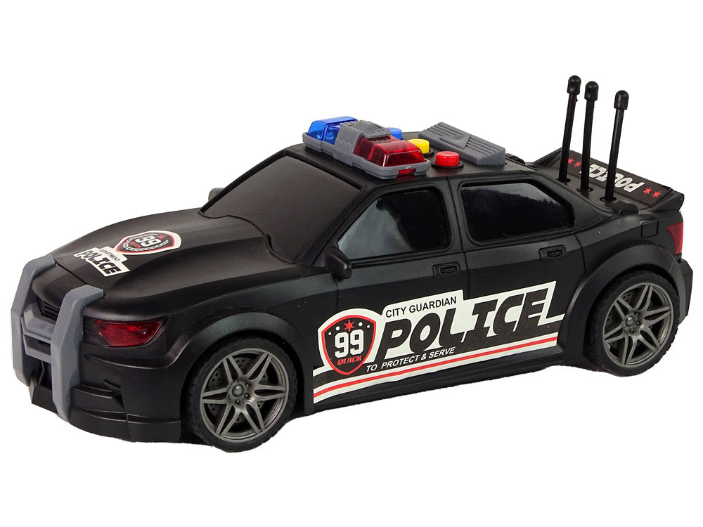 Sportski automobil za igru Policija 1:16 - crna