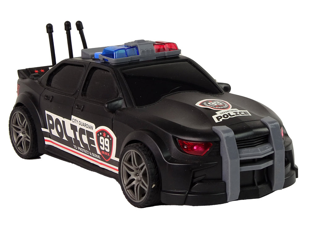 Sportski automobil za igru Policija 1:16 - crna