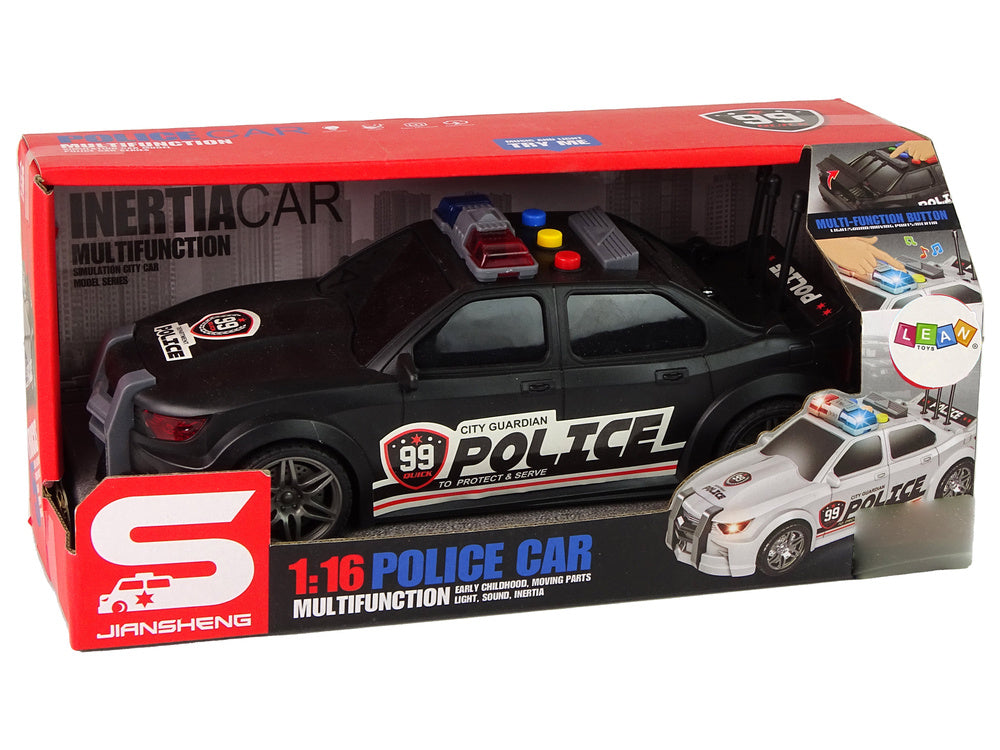 Sportski automobil za igru Policija 1:16 - crna