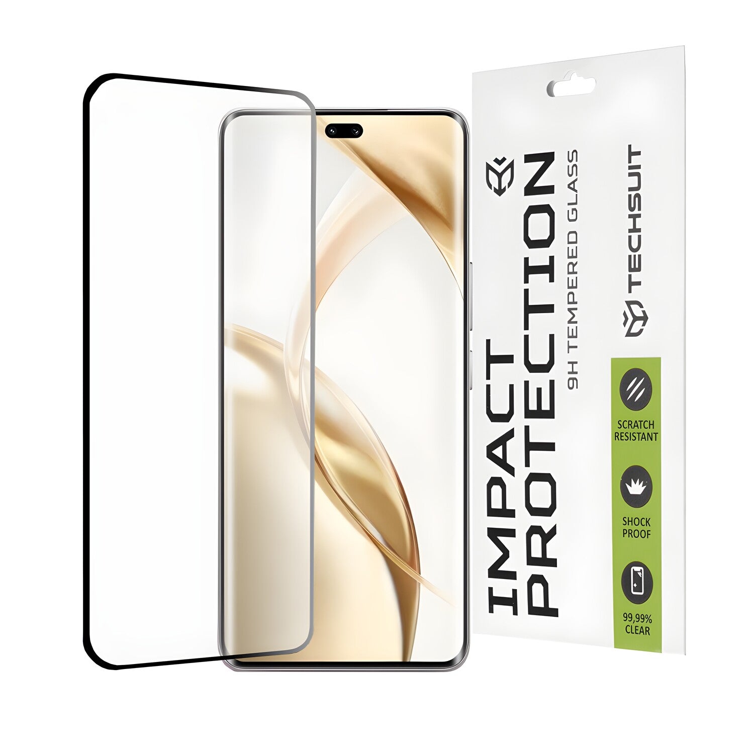 Techsuit zaštitno celoplošno staklo 111D za Honor 200 Pro - Crna KP33082