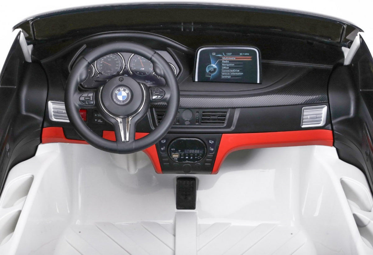 Licencirani auto na akumulator BMW X6M XXL - DVOSJED - bijeli