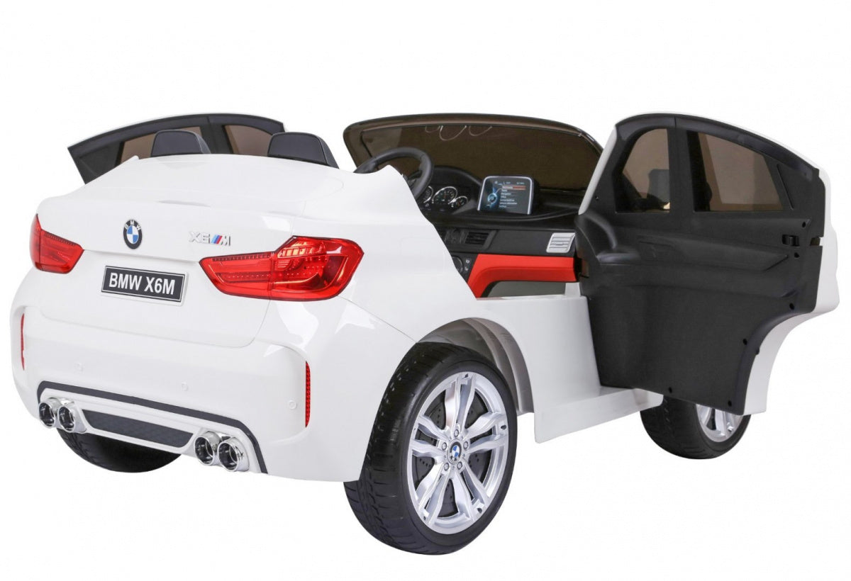 Licencirani auto na akumulator BMW X6M XXL - DVOSJED - bijeli