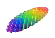 Antistres fleksibilna igračka Rainbow 12 cm šarena
