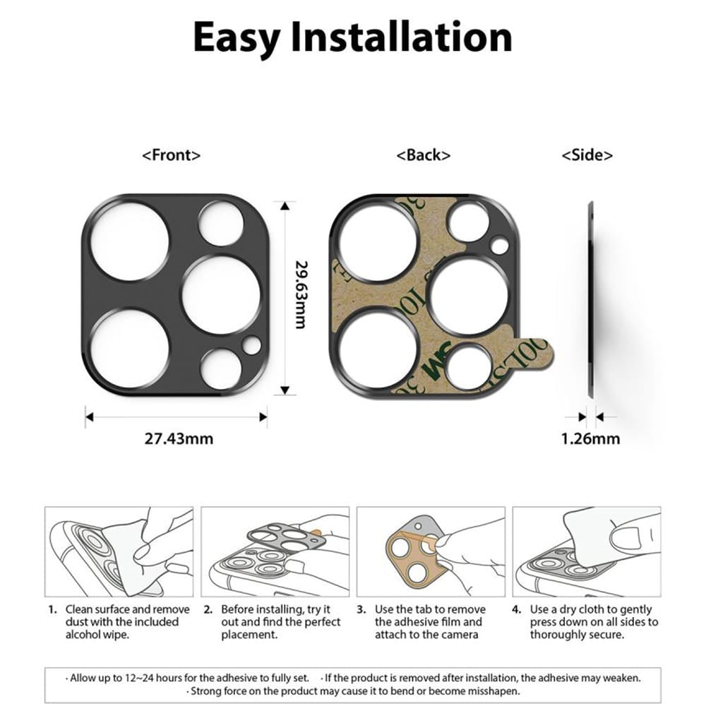 Ringke – Camera Styling za iPhone 12 Pro Max – modra