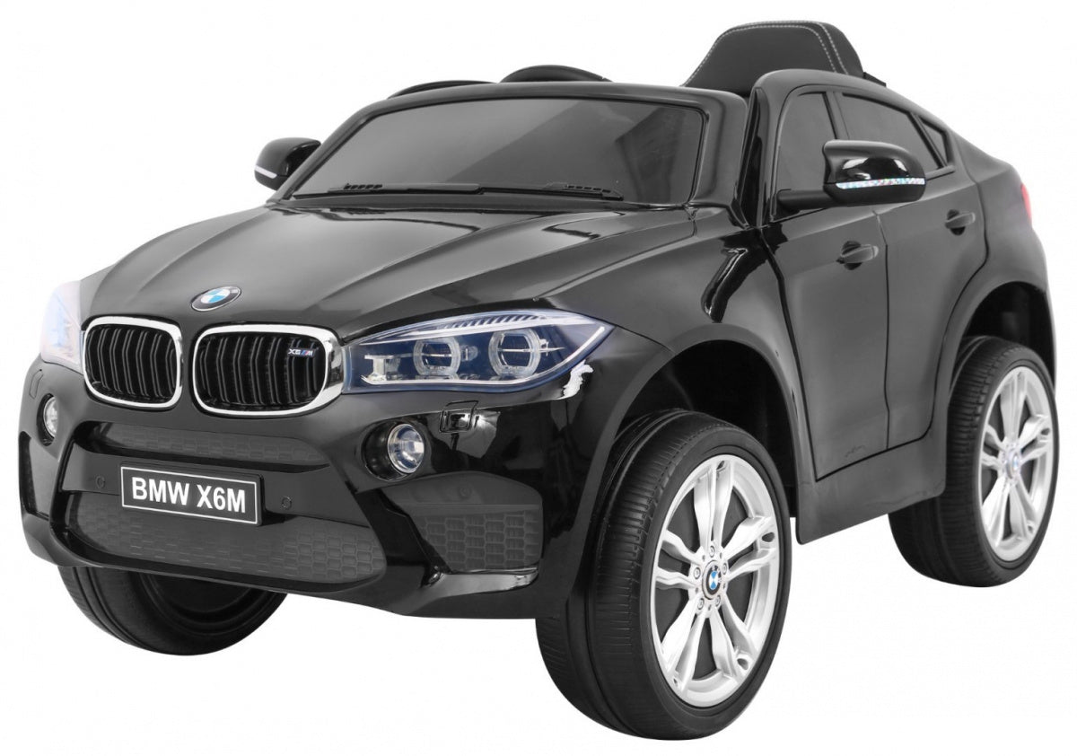 Licencirani auto na akumulator BMW X6M - crni/lakirani