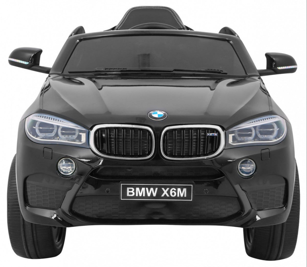 Licencirani auto na akumulator BMW X6M - crni/lakirani