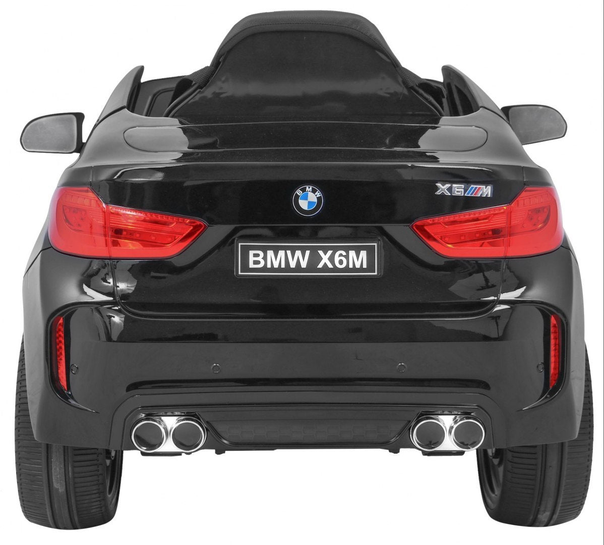 Licencirani auto na akumulator BMW X6M - crni/lakirani