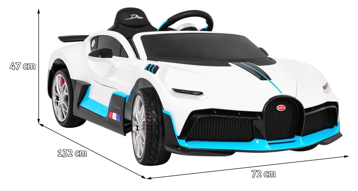 Licencirani auto na akumulator Bugatti Divo - bijeli