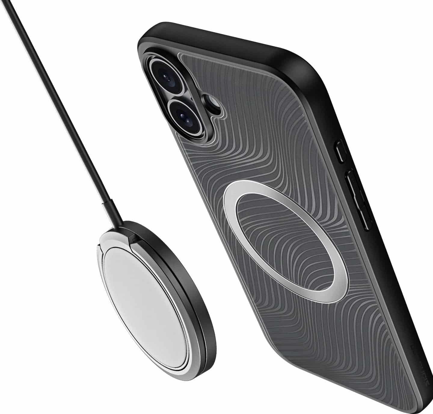 Dux Ducis Aimo MagSafe ovitek za iPhone 16 Plus – črna