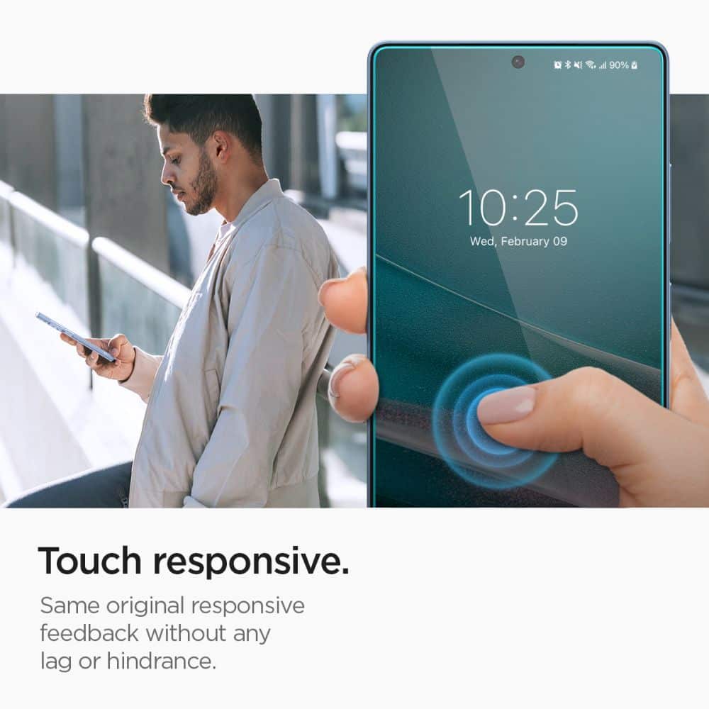 SPIGEN GLASS KALJENO STEKLO TR EZ FIT HD 2 kosa. AGL09082 ZA GALAXY S25 ULTRA CLEAR