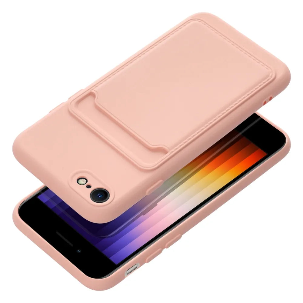 Ovitek CARD Case za iPhone 7 / 8 / SE 2020 / SE 2022 roza