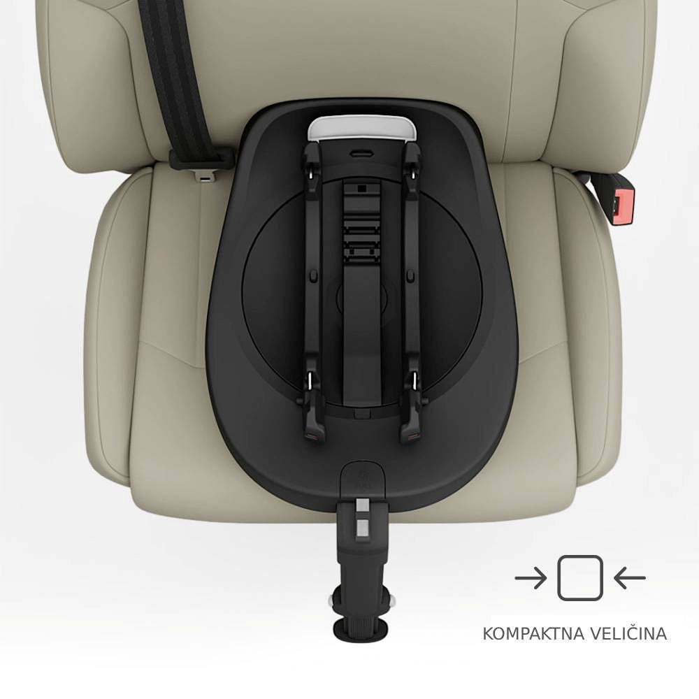 Kinderkraft autosjedalica I-LITE i- Size s ENDURA SAFE FX bazom 0-13 kg (40-87 cm), Black