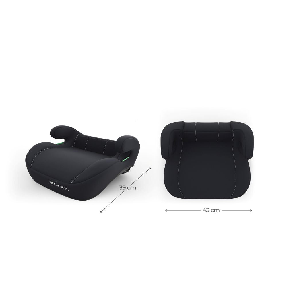 Kinderkraft autosjedalica I-Spark 2 Plus i-Size 15-36 kg (100-150 cm) bez Isofix-a, Black