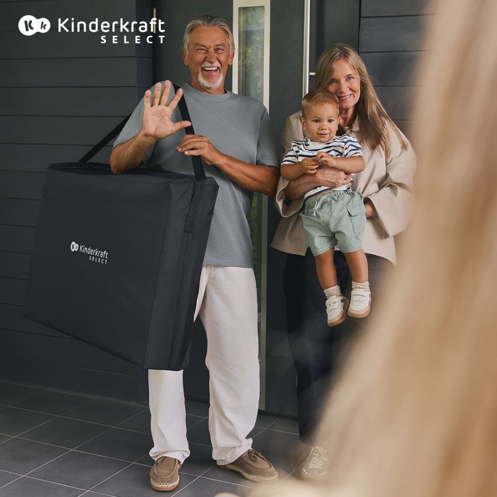 Kinderkraft Putni krevetić Moon Dream, Black