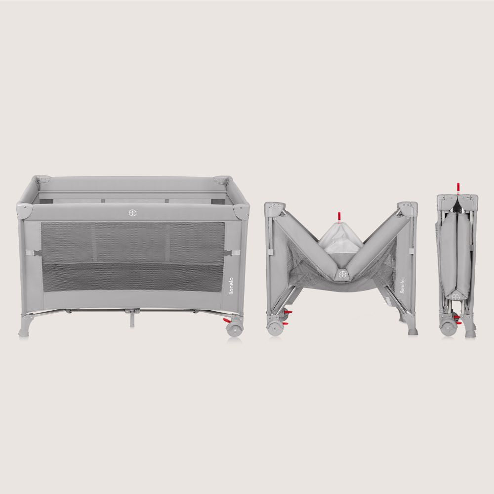 Lionelo krevetić 3u1 Ellen, Grey Concrete