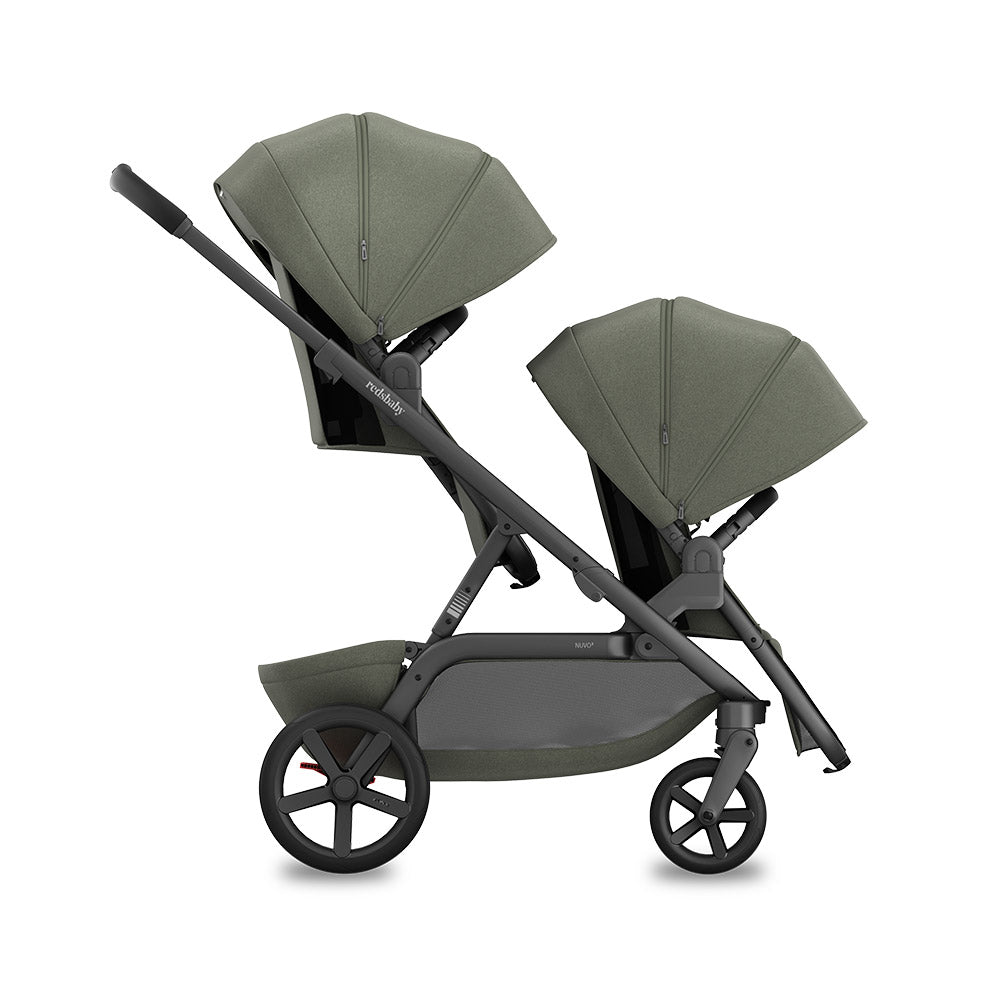 REDSBABY NUVO 2 Twin dječja kolica za blizance 2u1, Sage