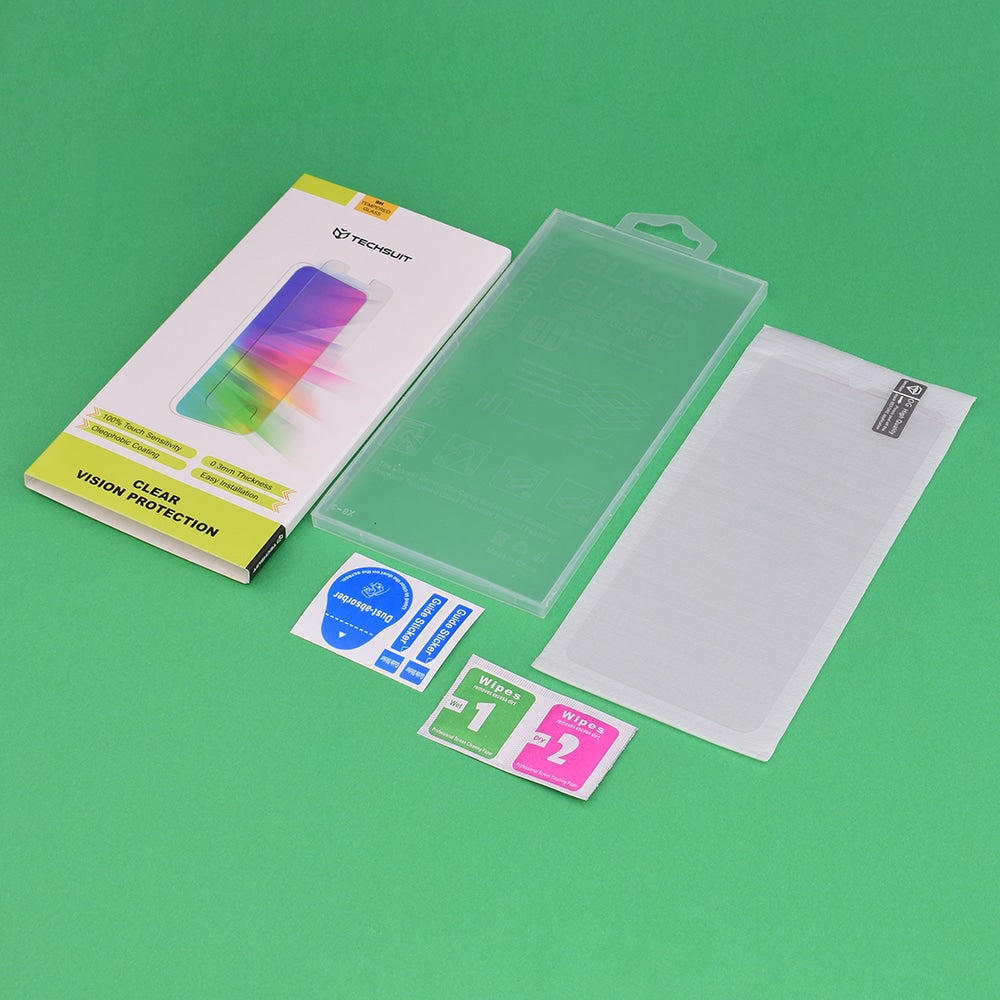 Techsuit – Clear Vision Glass kaljeno steklo za Motorola Moto E22 / Moto E22i / Moto E13 – Prozorno