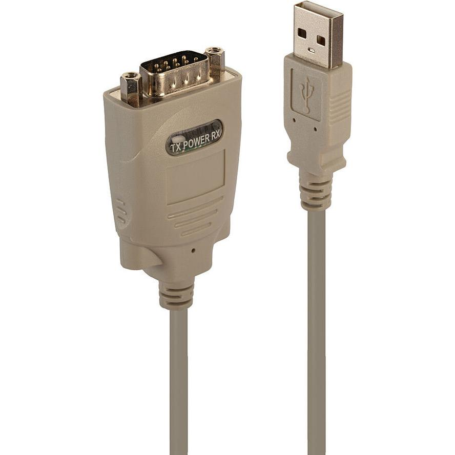 Lindy 42844 serijski kabel Bijelo 1 m