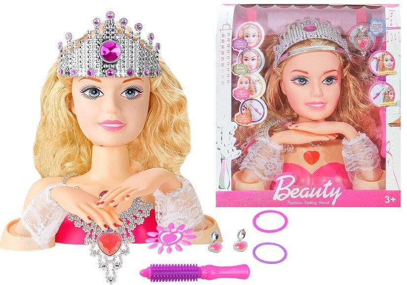 Lutka za igru  za slaganje frizure Styling s rekvizitima