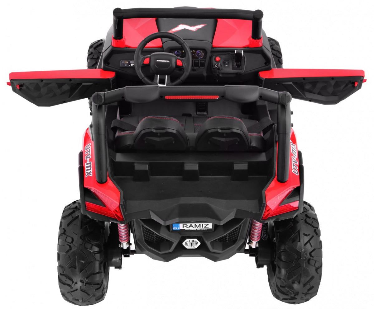 Buggy na akumulator SuperStar 4x4 - DVOSJED - crveni