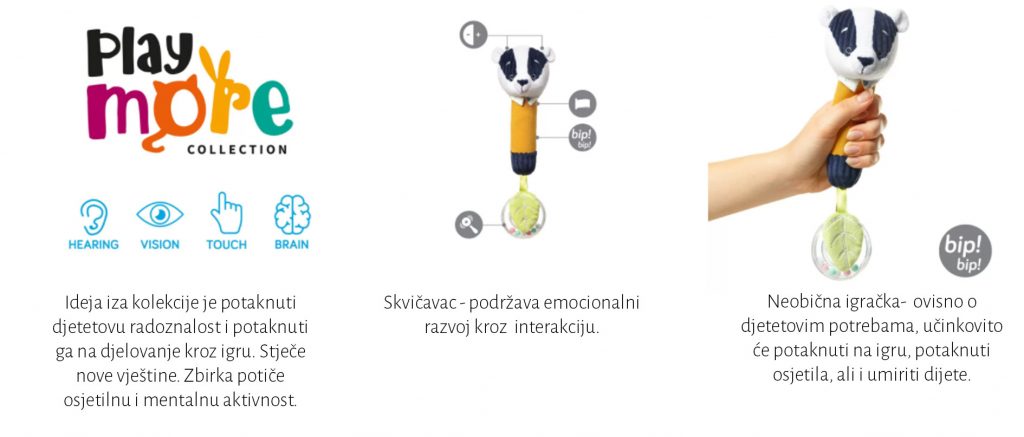 BabyOno Skvičavac jazavac Edmund