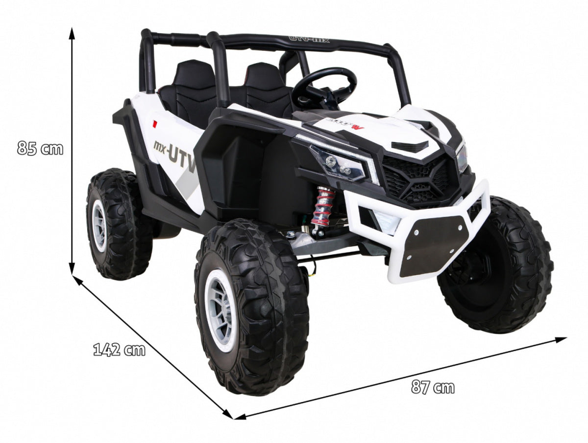 Buggy na akumulator UTV-MX - 4x4 - dvosjed - bijeli