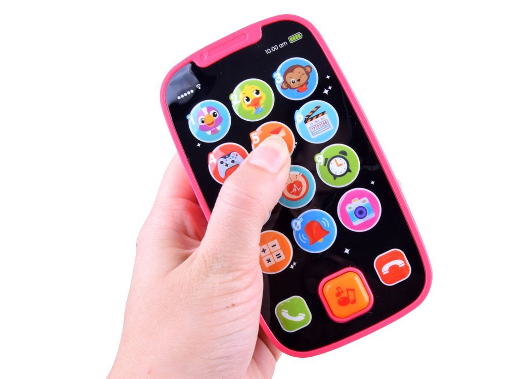 Interaktivni baby smartphone roza