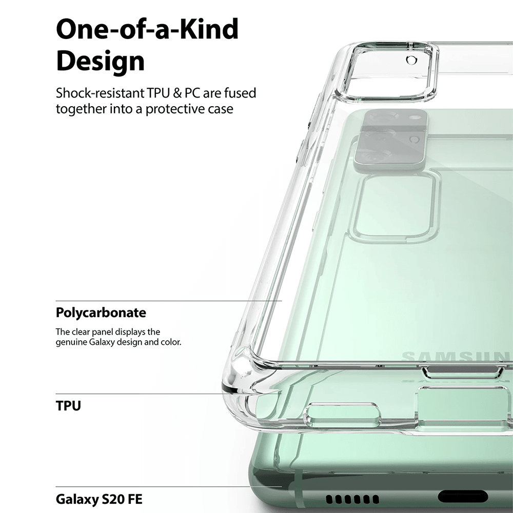 Ringke - Fusion - Samsung Galaxy S20 FE 4G / S20 FE 5G - prozorno