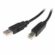 Kabel USB A u USB B Startech USB2HAB1M Crna