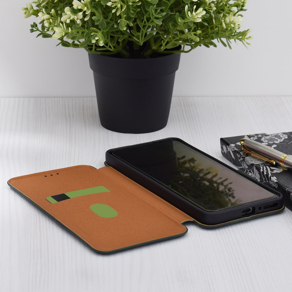 Techsuit Safe Wallet Plus preklopna torbica za Motorola Edge 50 Ultra – temno zelena