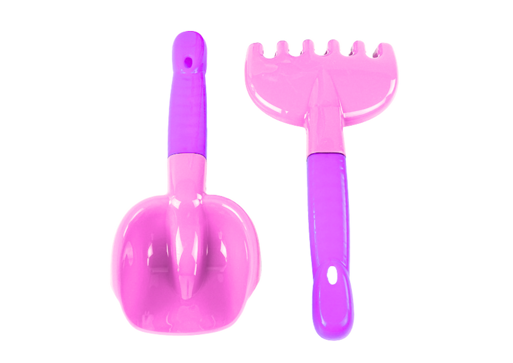 Sand Rake Set, Spatula, Two-color, 2 pcs. Mix
