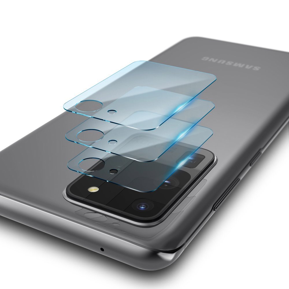 Ringke - IDGL steklo za kamero (3 kosi) - Samsung Galaxy S20 Ultra 4G / S20 Ultra 5G - prozorno