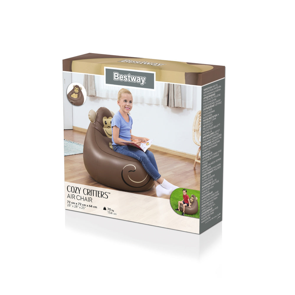 Fotelja na napuhavanje Monkey 72 x 72 x 64 cm Bestway 75116 