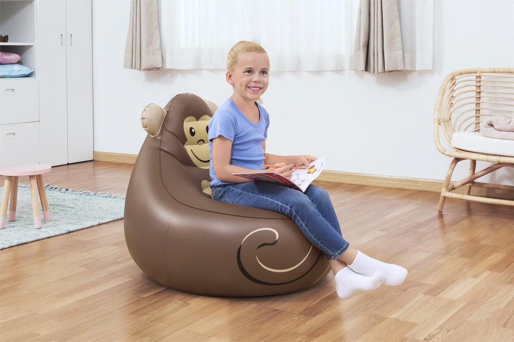Fotelja na napuhavanje Monkey 72 x 72 x 64 cm Bestway 75116 