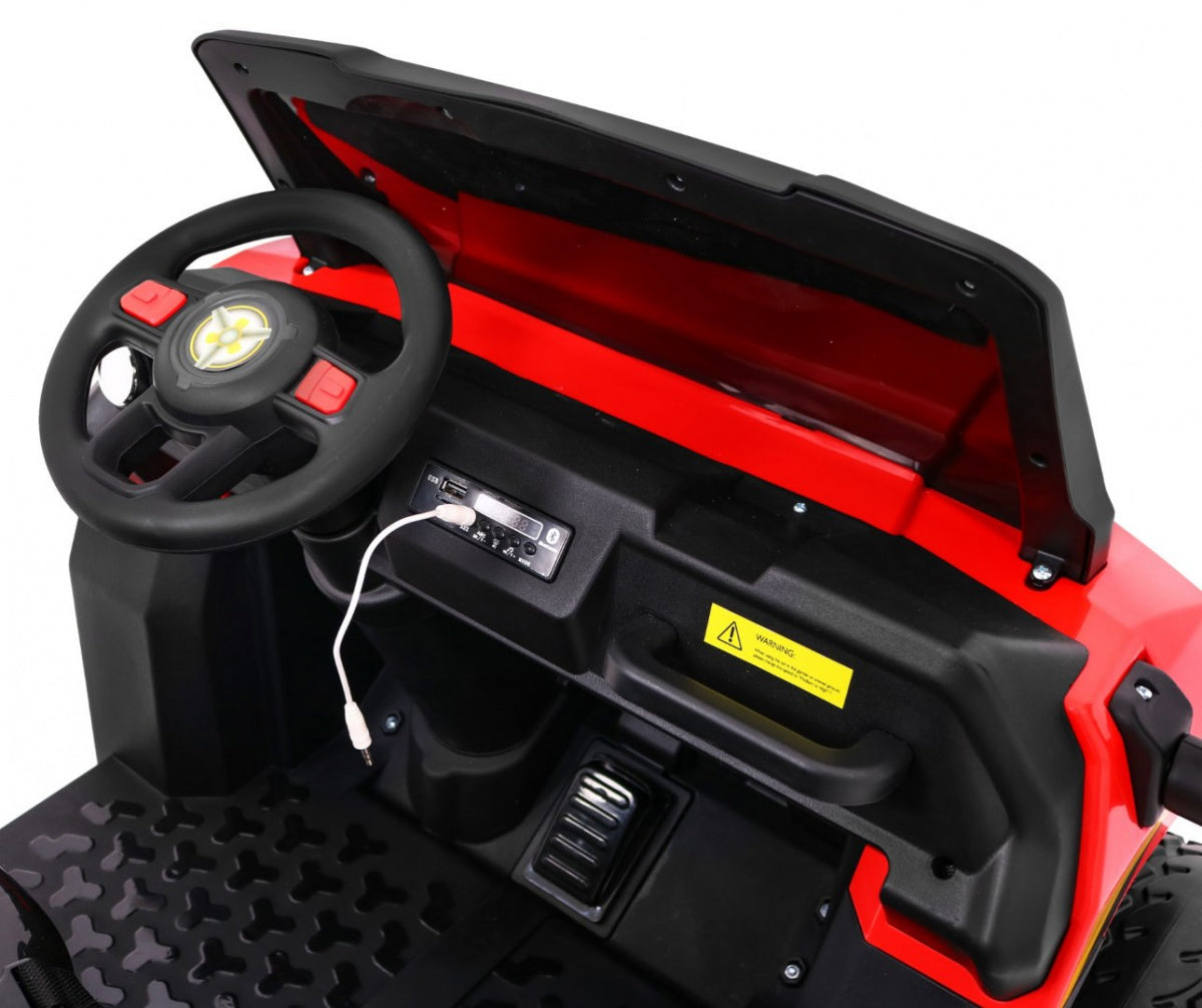 Traktor na akumulator Farmer Truck 4x4 - crveni