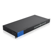 Linksys LGS124 Neupravljano L2 Gigabit Ethernet (10/100/1000) 1U Crno