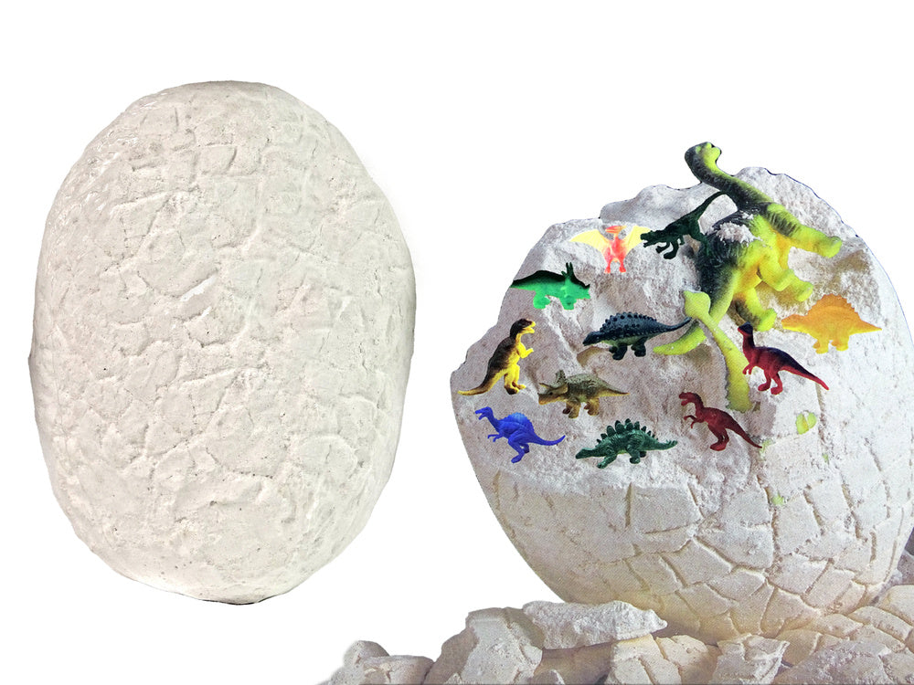 Archaeology Excavation Set Huge Egg 12 Figure Dinosaur