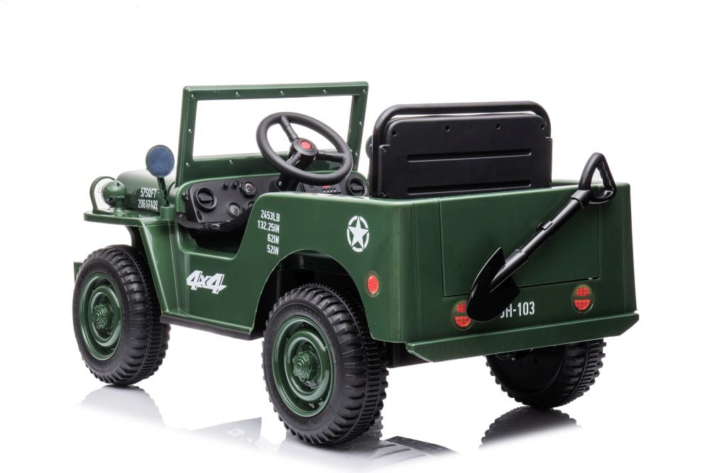 Auto na akumulator JH-103 4x4 - zeleni