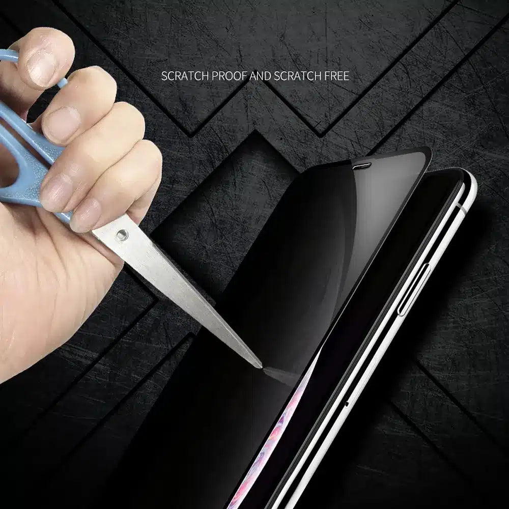 X-ONE Full Cover Extra Strong Privacy kaljeno steklo - za iPhone 15 Pro Max (popolno lepilo) črno