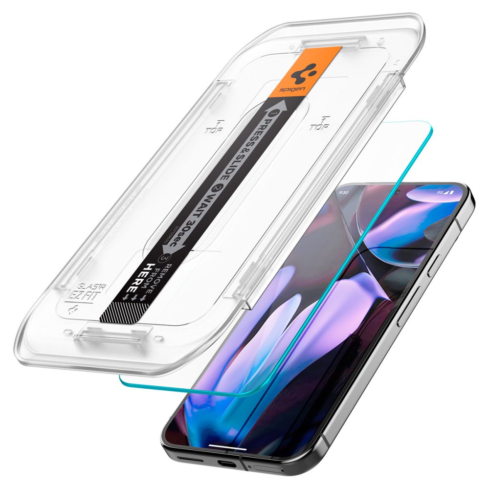 Spigen - Glas.tR EZ-FIT (2 kosa) kaljeno steklo za Google Pixel 9 / 9 Pro / 10 / 10 Pro AGL08442 - prozorno