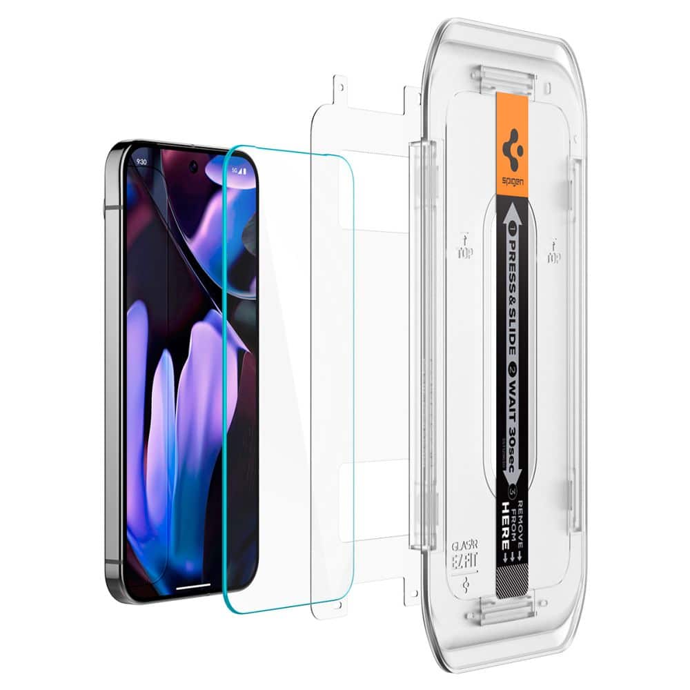 Spigen - Glas.tR EZ-FIT (2 kosa) kaljeno steklo za Google Pixel 9 / 9 Pro / 10 / 10 Pro AGL08442 - prozorno