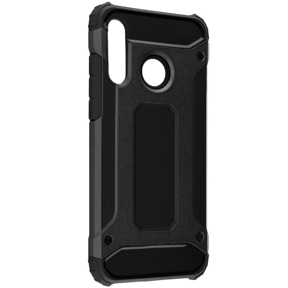 Techsuit Hybrid Armor zaščitna maska za Huawei P30 lite / P30 lite New Edition – črna