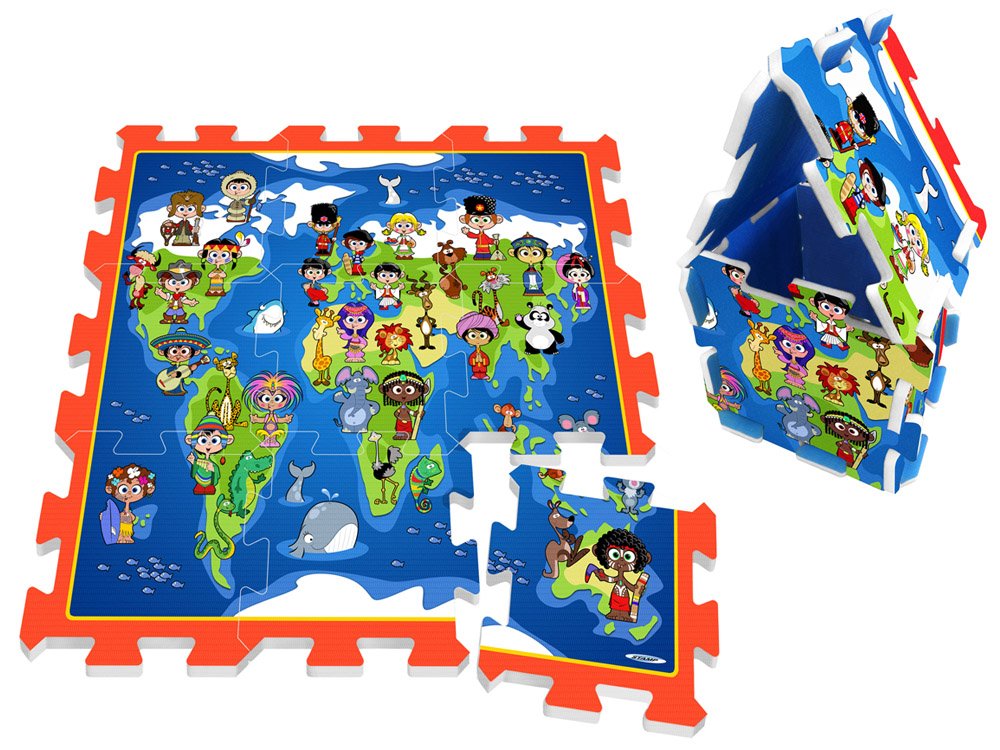 Podne mekane puzzle Djeca svijeta