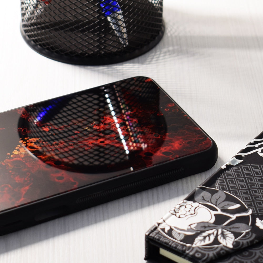 Techsuit Glaze Series etui za Samsung Galaxy A52 5G Red Nebula