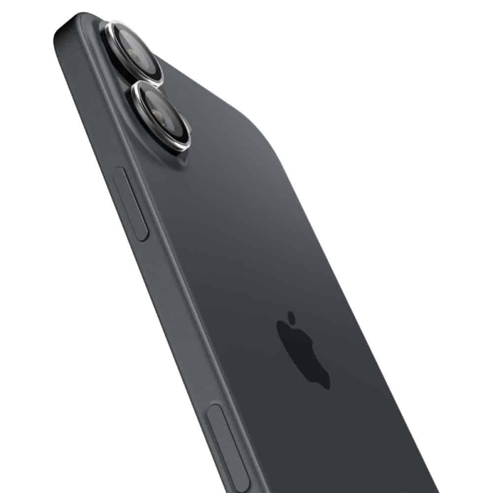 Spigen - Optik.tR steklo za kamero (2 kosa) AGL08531 za iPhone 16 / iPhone 16 Plus - prozorno