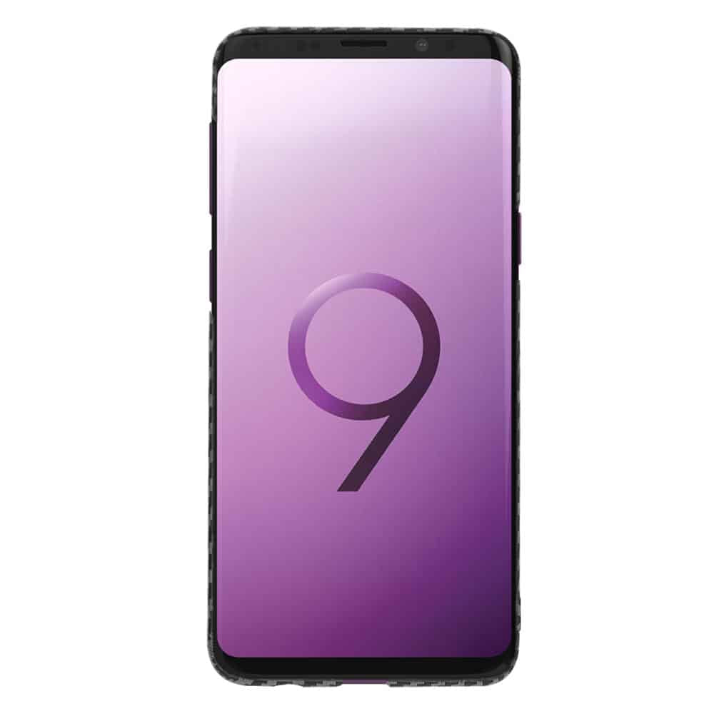 Techsuit - ovitek Carbonite FiberShell za Samsung Galaxy S9 - črn