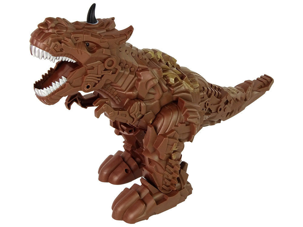 Remote-controlled dinosaur Steam Projector Brown