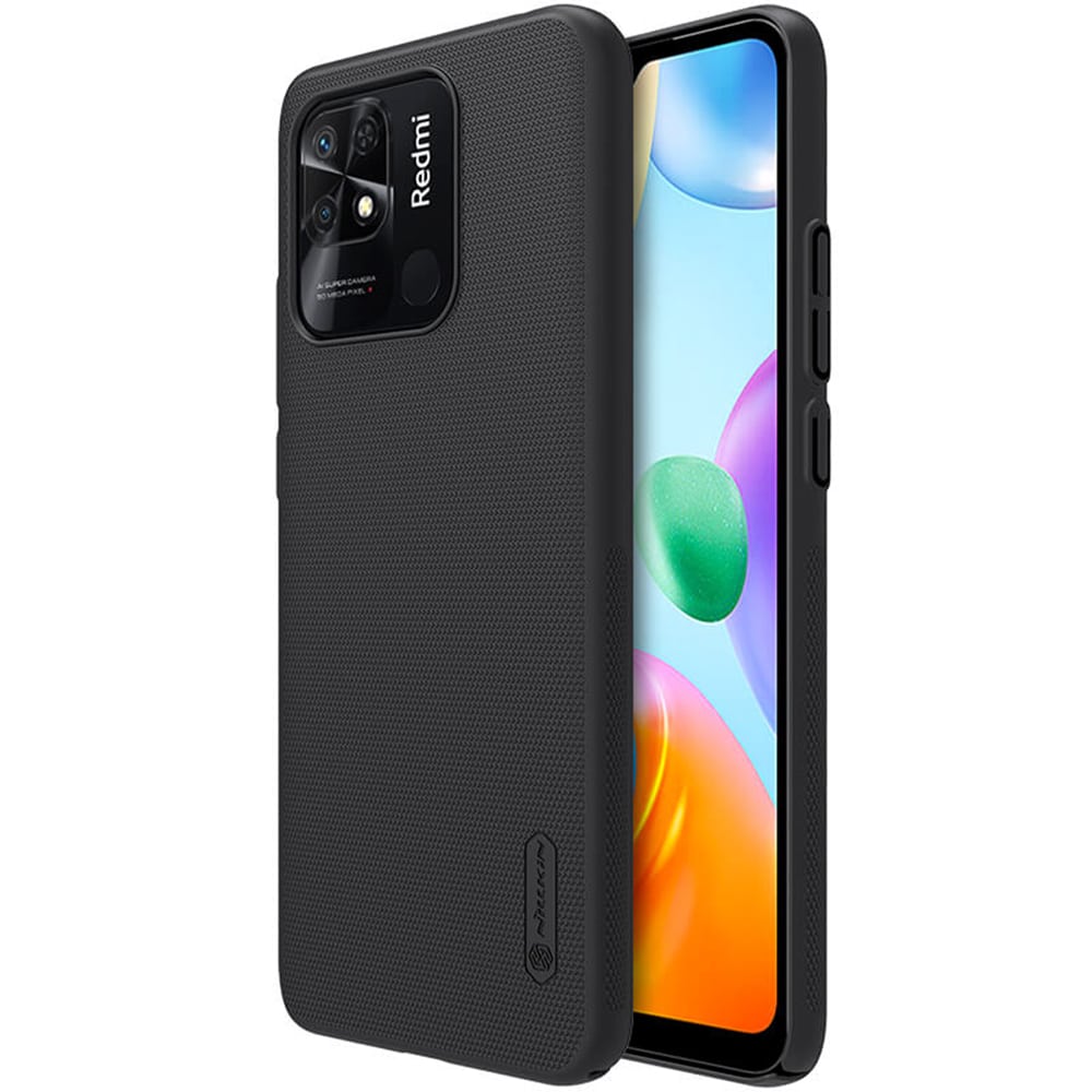 Nillkin Super Frosted Shield Pro izdržljiva maska za Xiaomi Redmi 10C - crna